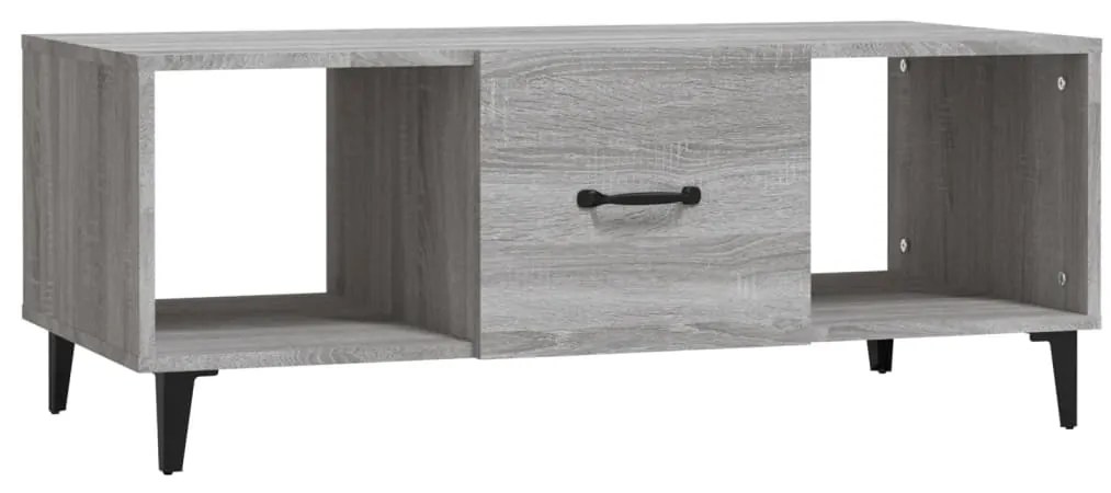 vidaXL Τραπεζάκι Σαλονιού Γκρι Sonoma 102x50x40 εκ. Επεξεργασμένο Ξύλο