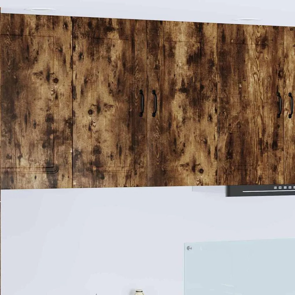 Ντουλάπα Κουζίνας με ράφι Καπνιστό Δρύς 80 x 31 x 80 εκ.