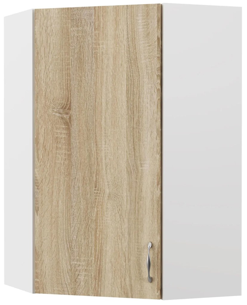 Modest Πάνω Ντουλάπι Γωνιακό Σονόμα 60-60x30x92cm