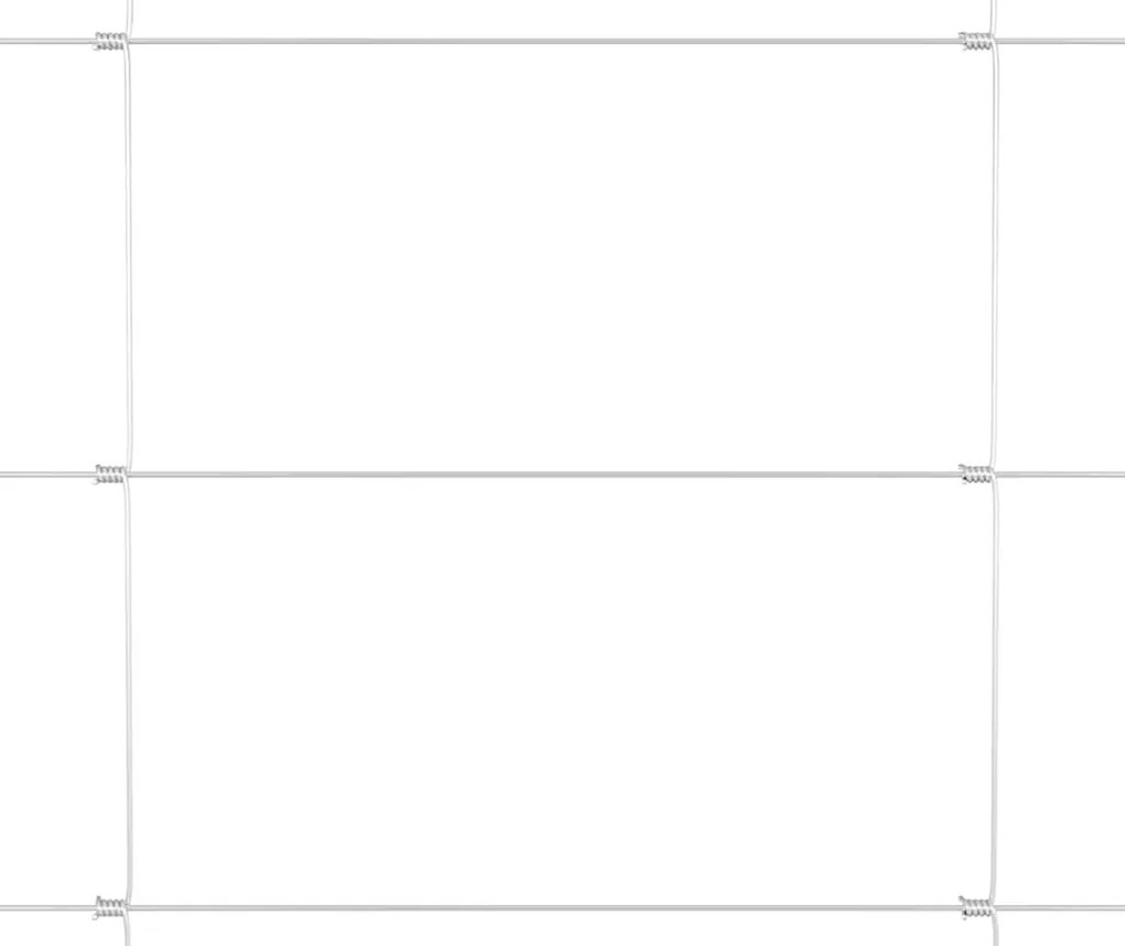 vidaXL Περίφραξη αγρού Ασημί 25 x 1,4 μ Γαλβανισμένος χάλυβας