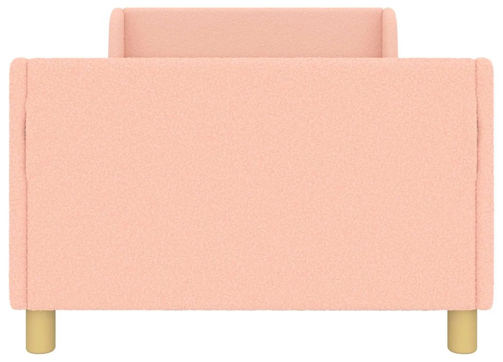 vidaXL Κρεβάτι Παιδικής Κρεβατοκάμαρας με Κεφαλάκι Ροζ 80 x 200 cm