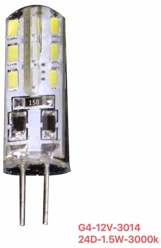 Λαμπτήρας LED - G4 - 12V - 1.5W - 3000K - 48D - 832438