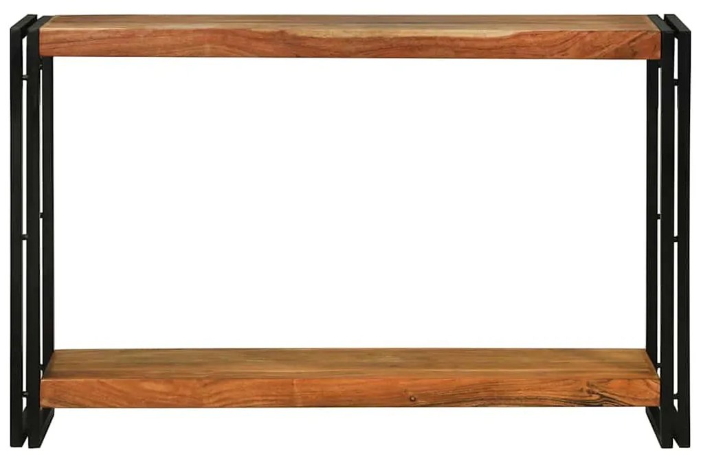 vidaXL Τραπέζι κονσόλας Καφέ 120 x 33 x 75 εκ Μασίφ ξύλο ακακίας