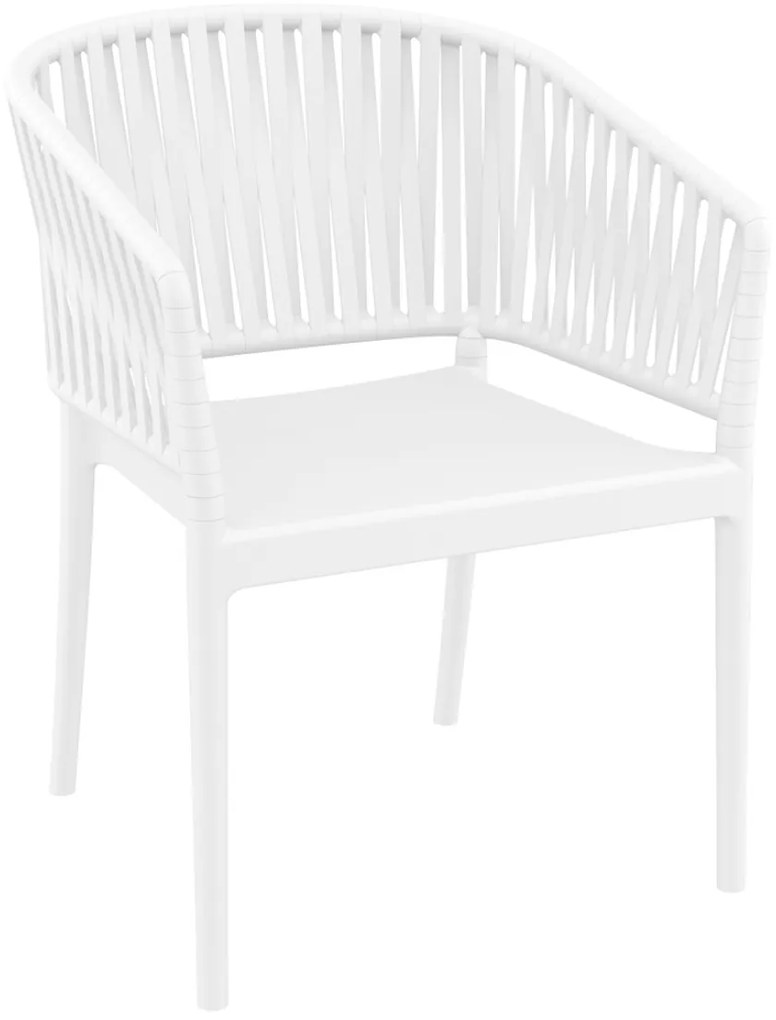 Siesta Portofino/P* Armchair White metax-01-00-2924 διάστ.58.0000 x 58.0000 x 80.0000
