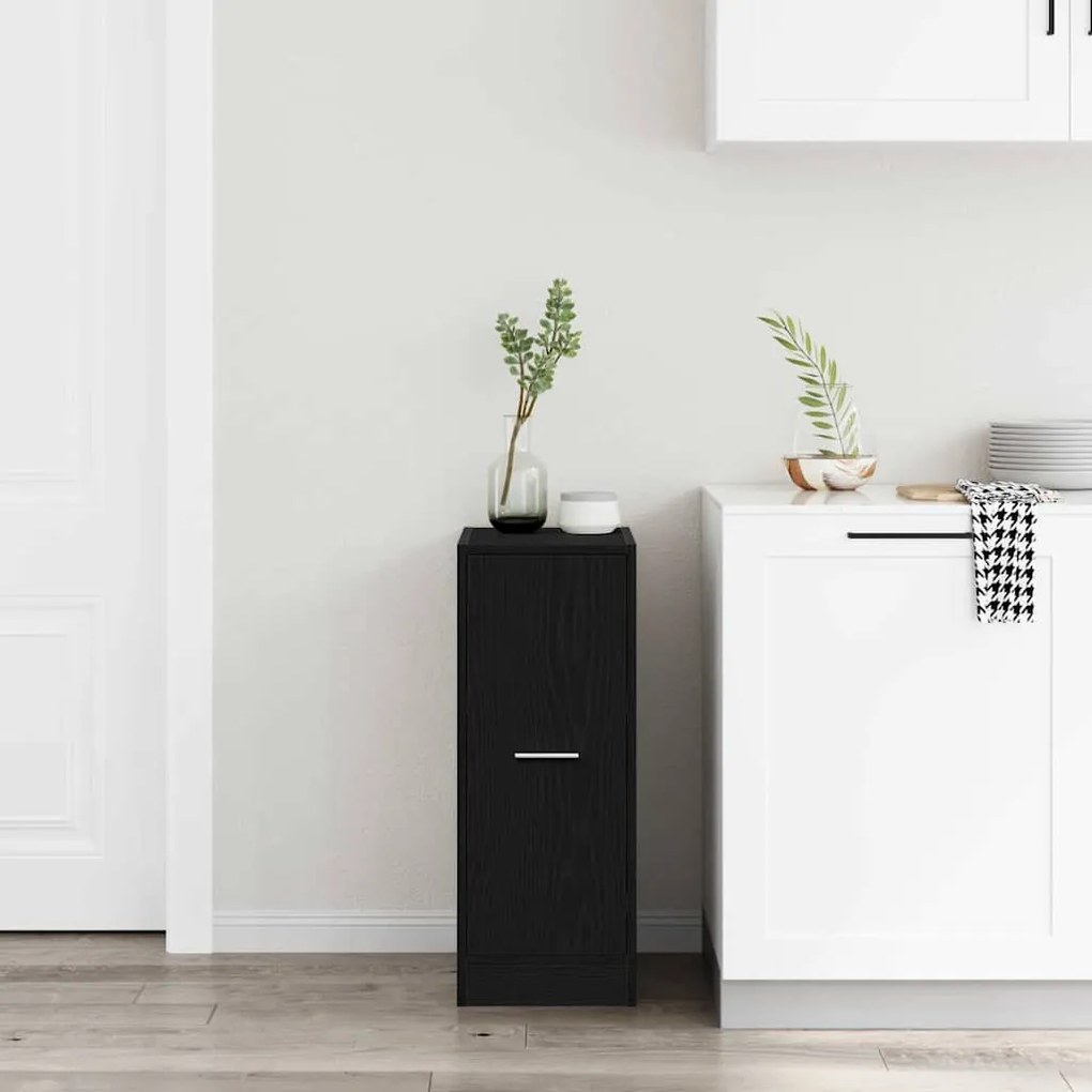 vidaXL Φαρμακοποιϊκή Ντουλάπα Μαύρη δρυς 30 x 41 x 77.5 εκ