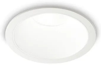 Χωνευτό Σποτ Φωτιστικό Οροφής LED 11W Λευκό 2700K Φ8,5cm IP40 Trim Game 285429 Ideal Lux 285429