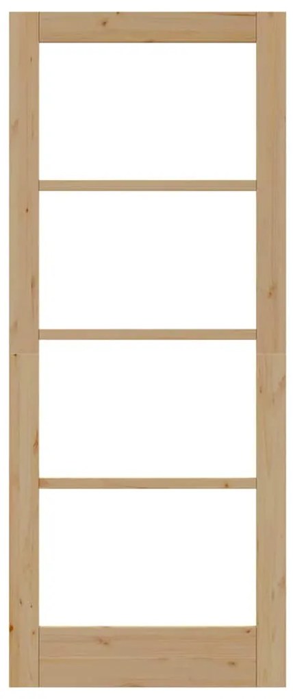 vidaXL Εσωτερική Πόρτα με Γυαλί ORKDAL Καφέ 83 x 202 εκ.