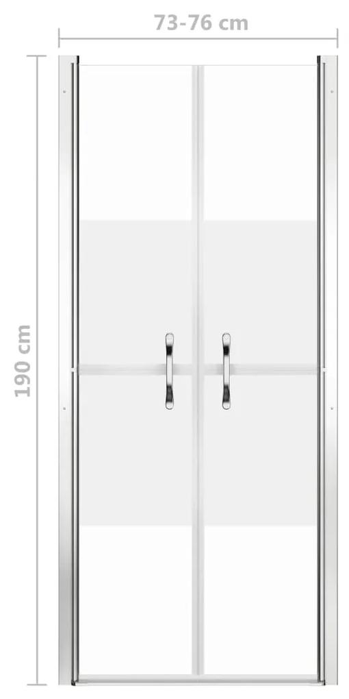 vidaXL Πόρτα Ντουζιέρας με Σχέδιο Αμμοβολής 76 x 190 εκ. από ESG