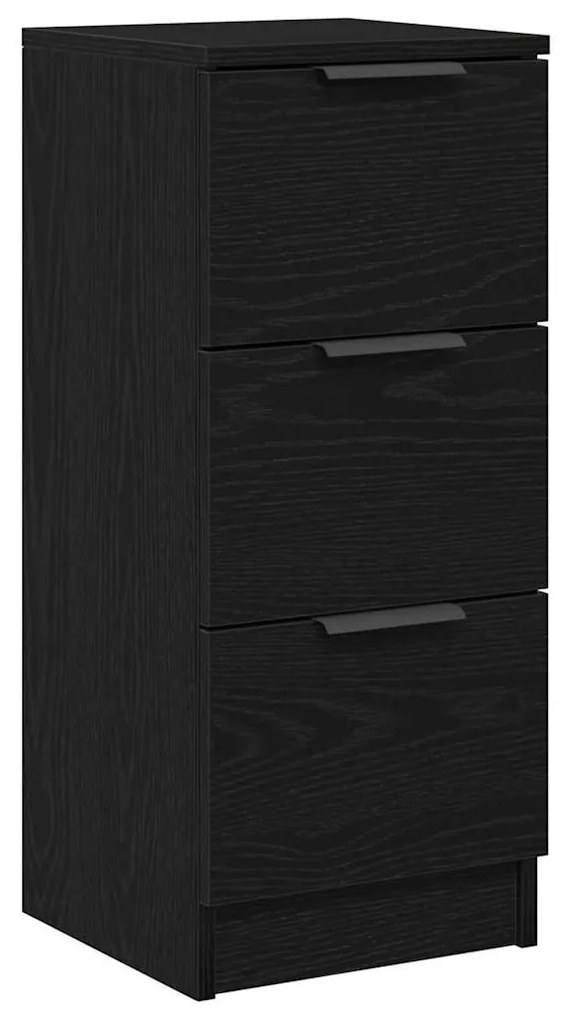 vidaXL Παραδοσιακά Πλευρικά Έπιπλα 2 pcs Μαύρη δρυς 30 x 30 x 70 εκ.