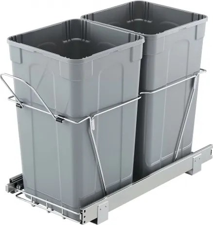 VEVOR Double Pullout Waste Container Under Cabinet Kitchen Bin Trash Can
