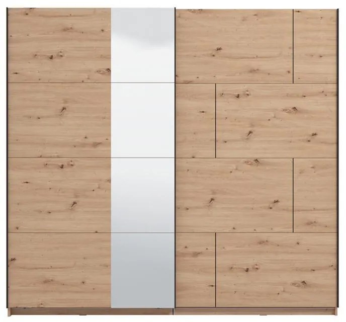Ντουλάπα Συρόμενη ALERIA 220 OG Artisan oak 220x61x205εκ. 220x61x205 εκ.