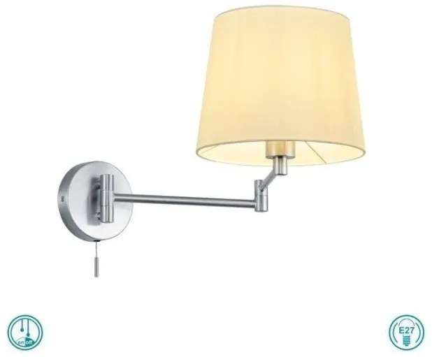 Απλίκα Φωτιστικό Τοίχου Λευκό Lyon 209100107 Trio Lighting-209100107-Λευκό 209100107