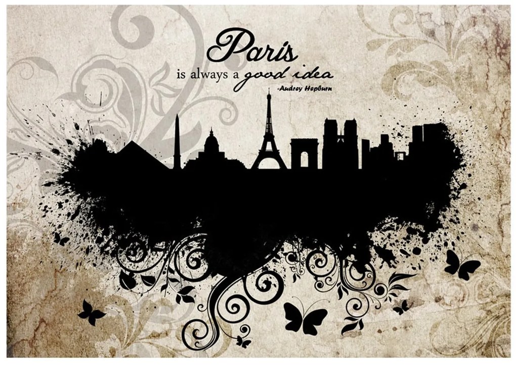 Φωτοταπετσαρία - Paris is always a good idea - vintage 150x105