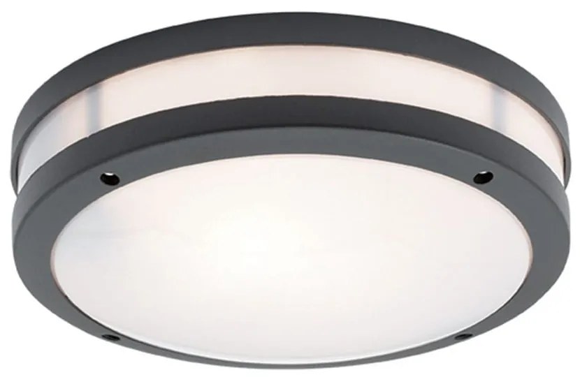 Φωτιστικό Οροφής - Πλαφονιέρα Chios IP44 4081701 Anthracite Viokef Aluminium