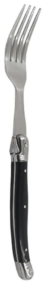 Πιρούνι Φαγητού Nero 03948 Black-Silver Dinox Stainless Steel
