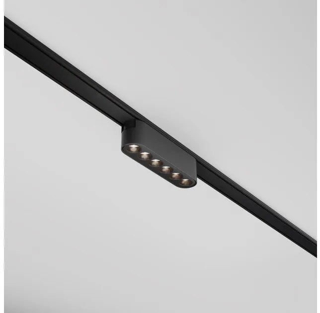 Γραμμικό Φωτιστικό Μαγνητικής Ράγας Radity LED 6W Μαύρο 3000Κ Points TR082-1-6W3K-M-B Maytoni TR082-1-6W3K-M-B