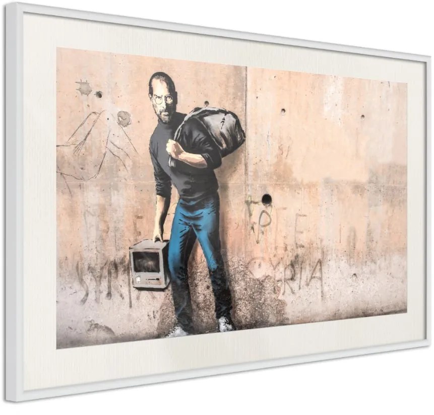 Αφίσα - Banksy: The Son of a Migrant from Syria - 30x20 - Χρυσό - Χωρίς πασπαρτού