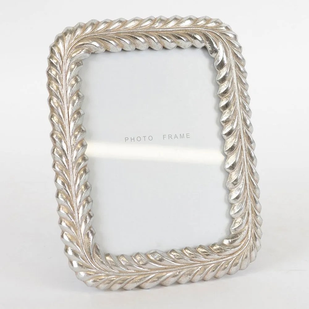 Κορνίζα Για Φωτογραφία 13x18cm 756-12031 17,1x22x1,8cm Silver Estheti Home Polyresin