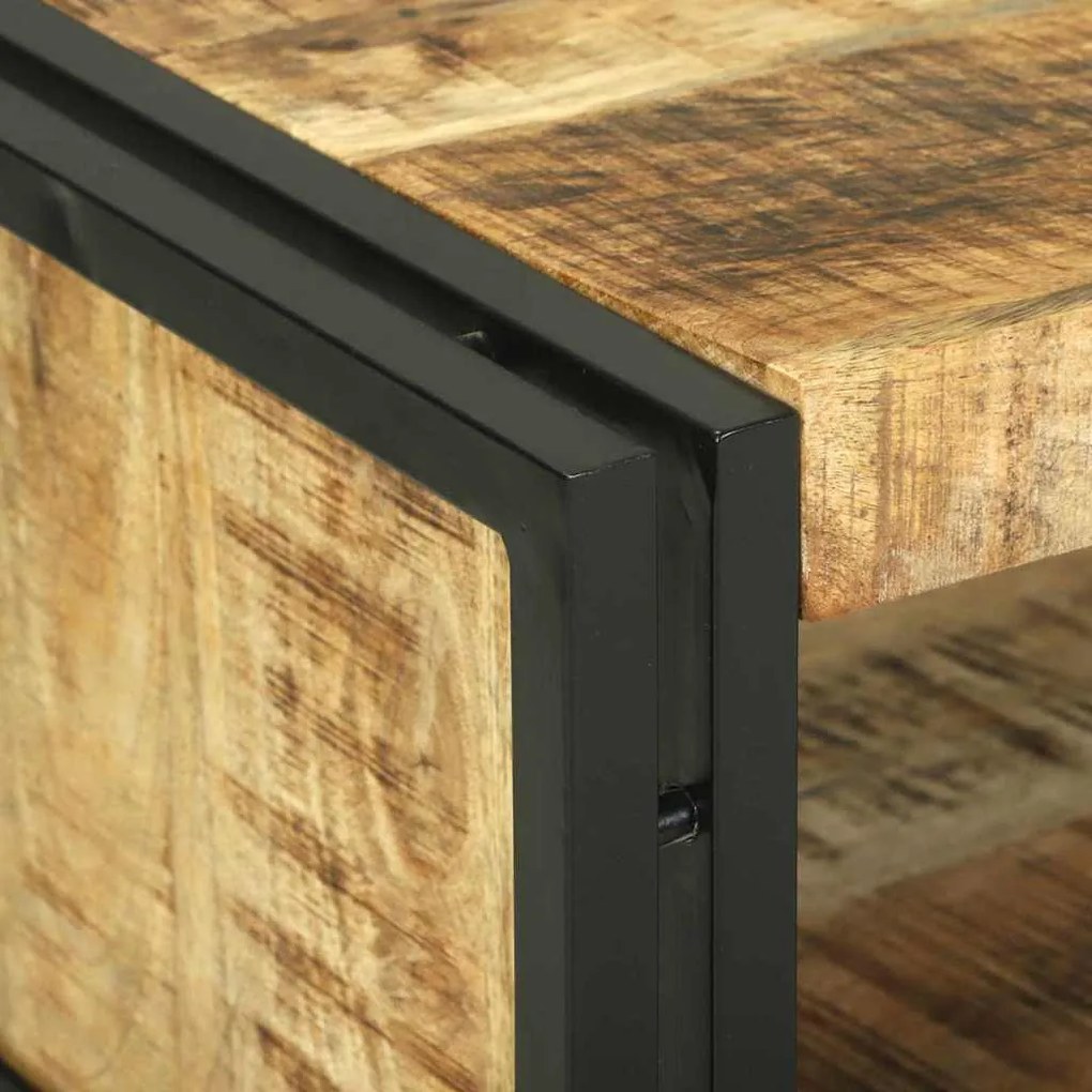 vidaXL Τραπεζάκι σαλονιού Καφέ 120 x 50 x 38 εκ Στερεό ξύλο μάνγκο