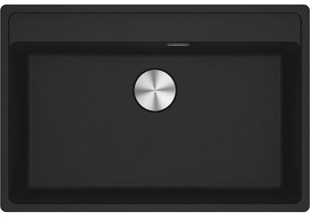 Franke Maris Bowl MRG 610-72 TL Matt Black Γρανιτένιος Νεροχύτης 80cm