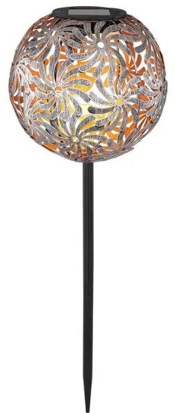 Ηλιακό Καρφωτό Φωτιστικό LED 0,06W Ασημί ΙΡ44 33632 Globo Lighting-33632-Ασημί 33632