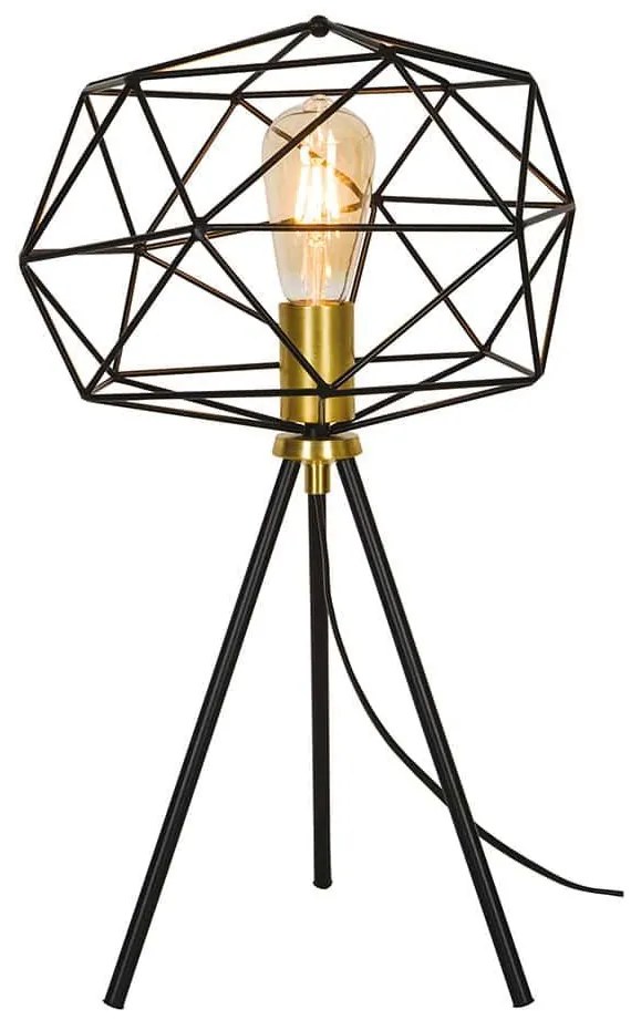 Επιτραπέζιο Φωτιστικό Komodo 4217700 Black-Gold Viokef Metal