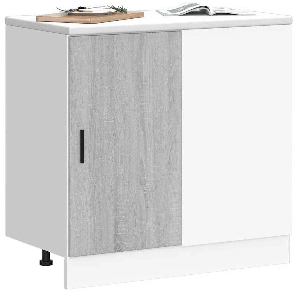 vidaXL Βάση Νιπτήρα &quot;Lyon&quot; Γκρι από Τεχνητό Ξύλο Sonoma