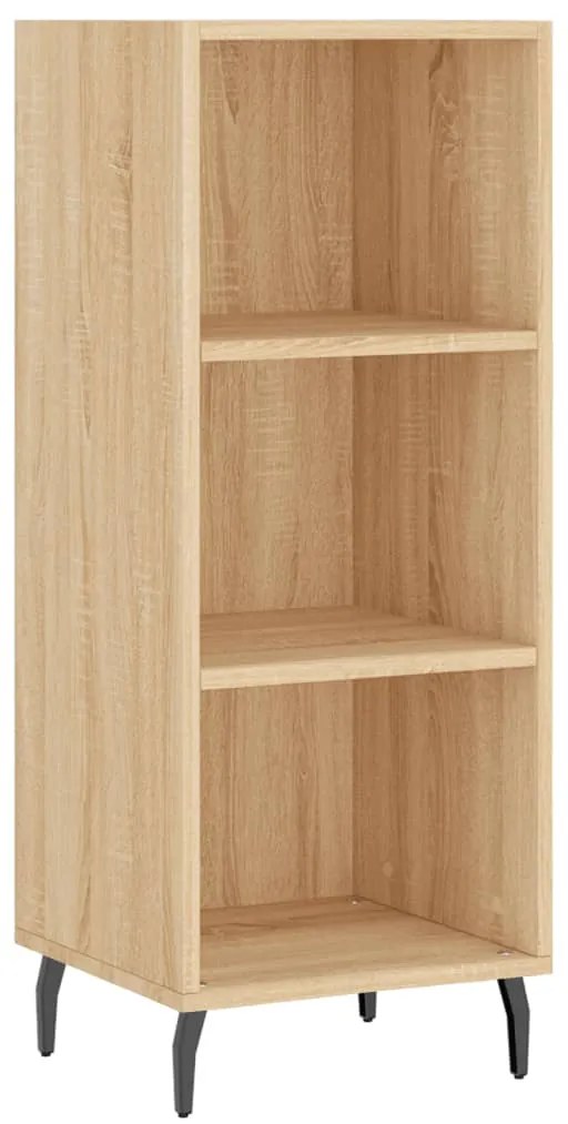 vidaXL Ντουλάπι Sonoma Δρυς 34,5x32,5x90 εκ. από Επεξεργασμένο Ξύλο