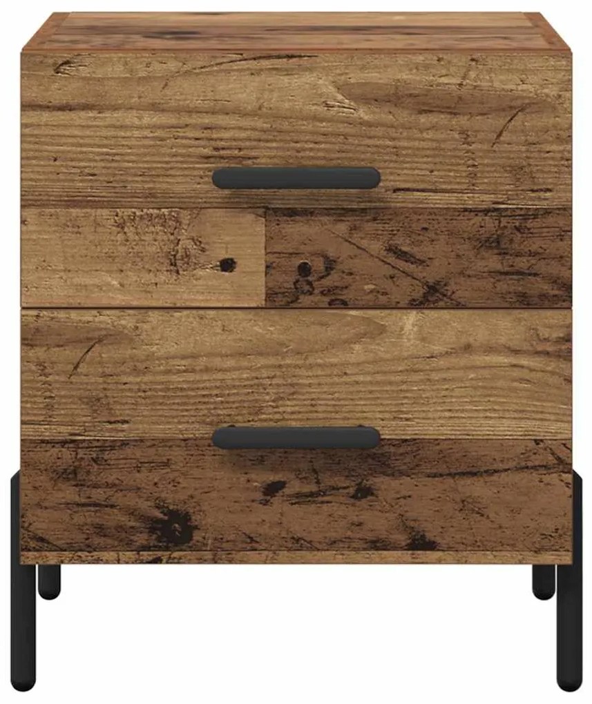 vidaXL Κομοδίνο Παλαιό ξύλο 40 x 35 x 47.5 εκ Επεξεργασμένο ξύλο