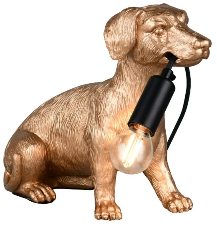 Φωτιστικό Επιτραπέζιο Rudi R56601079 E14 10W 13x28x23,5cm Gold RL Lighting