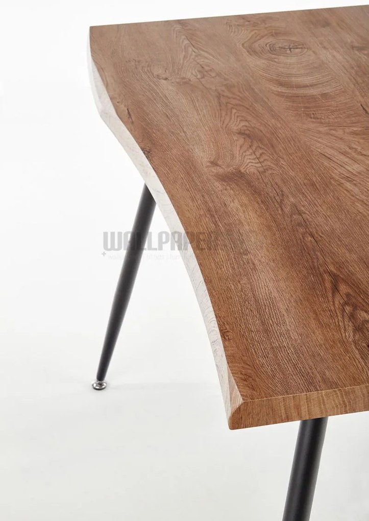 Carlson Τραπέζι Ξύλινο Καφέ 120x80x77