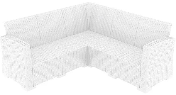 Monaco/ST-Corner White* Sofa  metax-01-00-0704 διάστ.207.0000 x 207.0000 x 79.0000