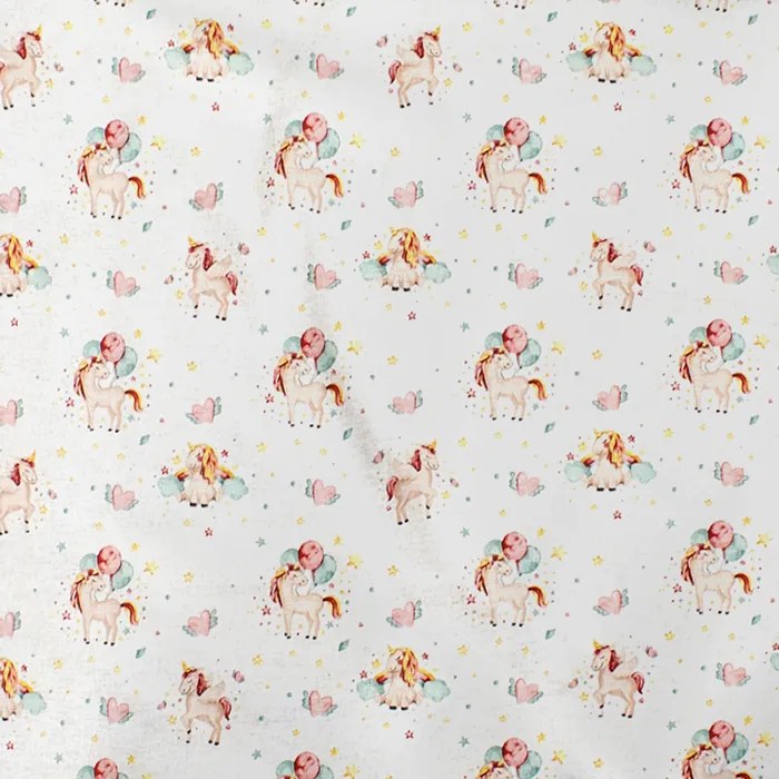 Πάνα Χασέ (80x80) Dimcol Unicorn 209 White-Salmon