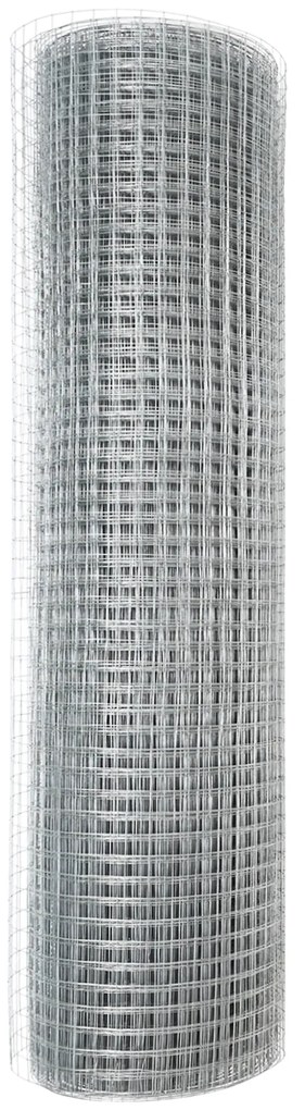 vidaXL Γαλβανισμένος Σιδερένιος Φράκτης 0,8x25 μ Γαλβανισμένο Σίδερο