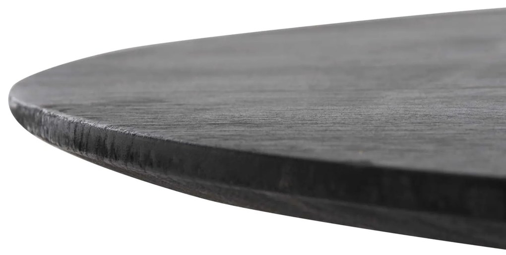 ΤΡΑΠΕΖΙ ΤΡΑΠΕΖΑΡΙΑΣ FRANTZ HM9457.12 ΜΑΣΙΦ MINDI ΞΥΛΟ ΣΕ ΜΑΥΡΟ Φ150x75Υεκ