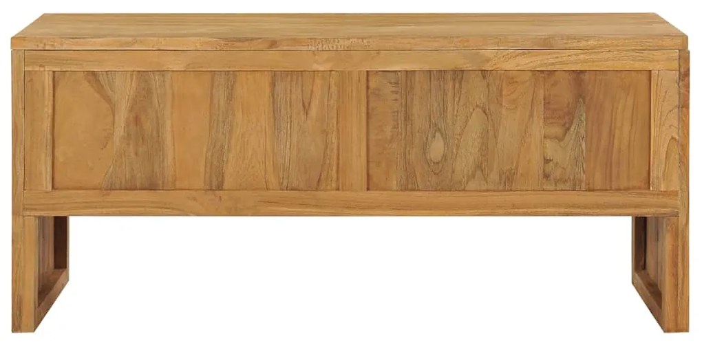 vidaXL Έπιπλο Τηλεόρασης 100 x 35 x 45 εκ. από Μασίφ Ξύλο Teak