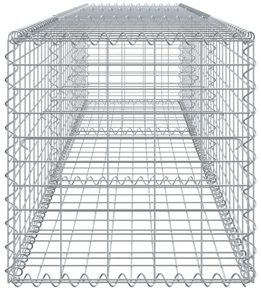 vidaXL Συρματοκιβώτιο με Κάλυμμα 300x50x50 εκ. από Γαλβανισμένο Χάλυβα