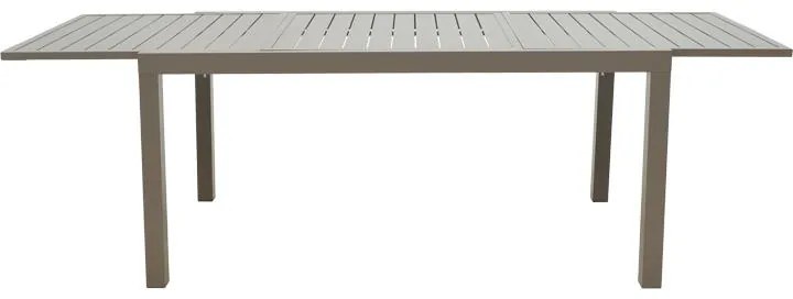 Τραπέζι Lafla Επεκτεινόμενο Αλουμίνιο Σαμπανιζέ 160-240x100x75εκ. 240x90x75 εκ.
