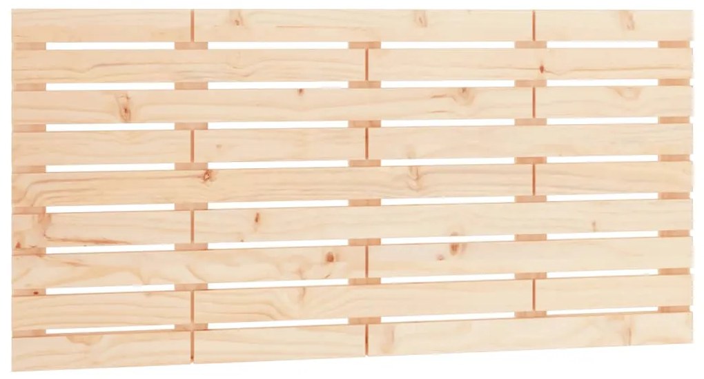 vidaXL Κεφαλάρι Επιτοίχιο 156 x 3 x 63 εκ. από Μασίφ Ξύλο Πεύκου