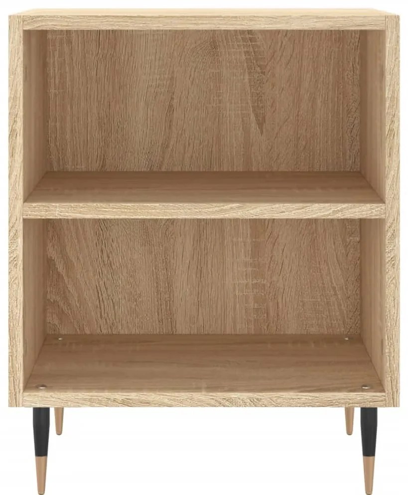 vidaXL Κομοδίνα 2 τεμ. Sonoma Δρυς 40x30x50 εκ. από Επεξεργασμένο Ξύλο