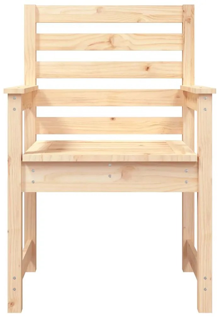 vidaXL Καρέκλες Κήπου 2 τεμ. 60 x 48 x 91 εκ. Μασίφ Ξύλο Πεύκου