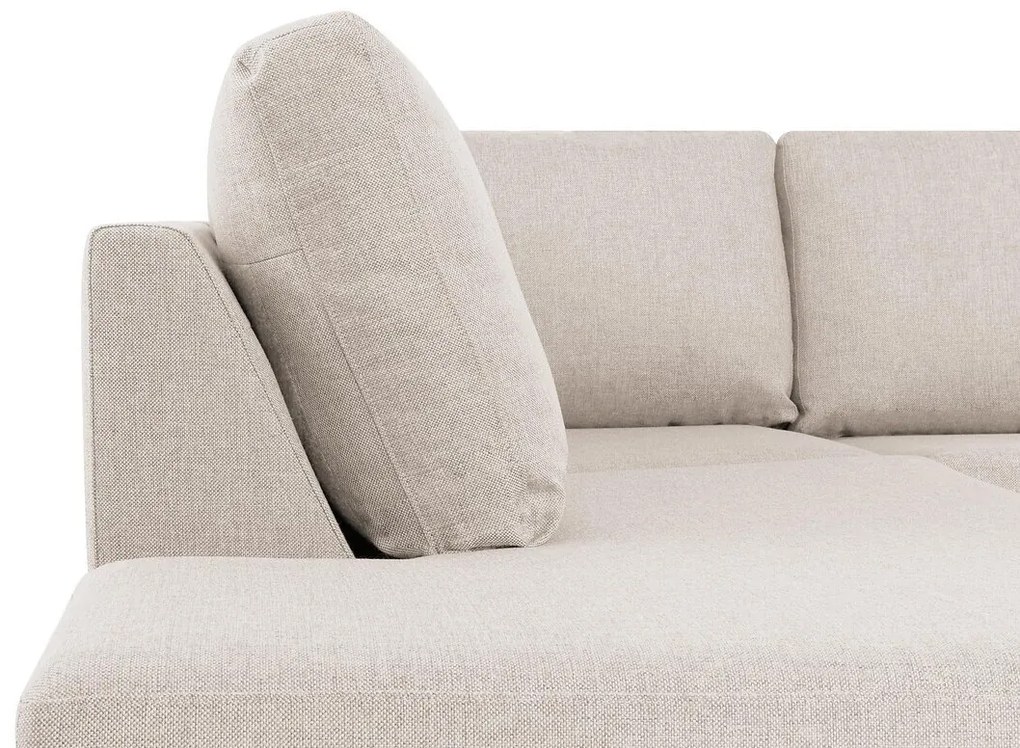 Γωνιακός Καναπές Scandinavian Choice C161, Ανοιχτό καφέ, 344x199x80cm