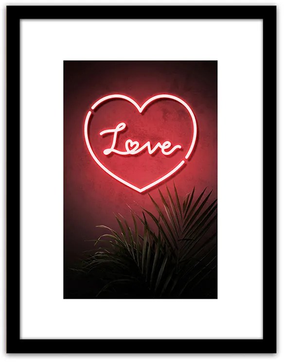 Πίνακας Σε Κορνίζα ArteLibre Πλαστικό 'Love' 35x45x1.8cm-14680068