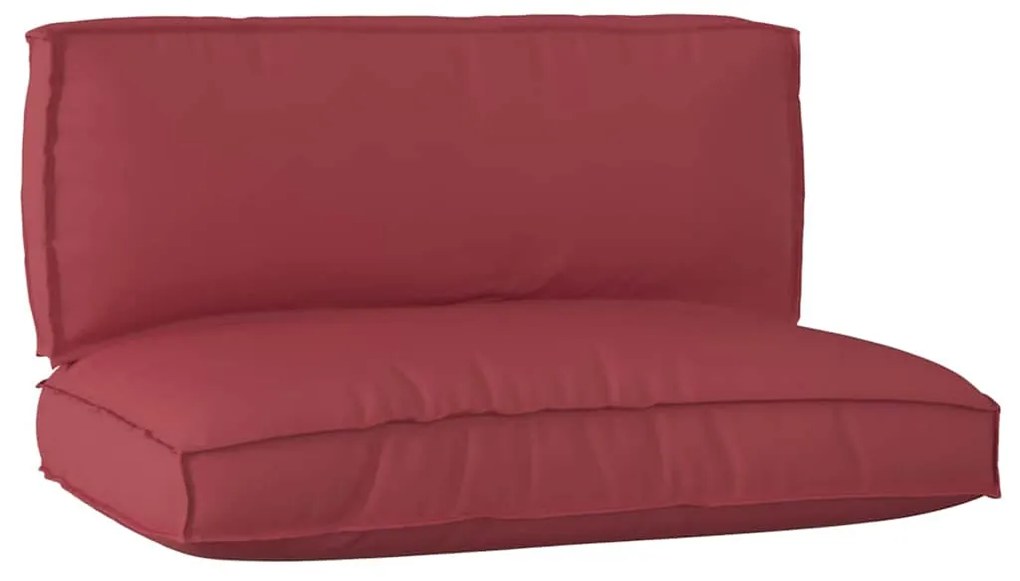 vidaXL Σετ Μαξιλαριών Πάγου 2 pcs Κόκκινο Ύφασμα Όξφορντ