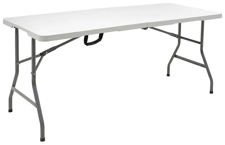 Intrahome Τραπέζι OLYMPUS Intrahome πτυσσόμενο-βαλίτσα λευκό 240x76x74εκ | SKU: INTRAPA-253111126