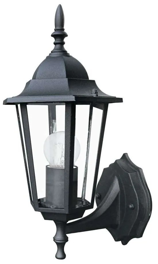 Φωτιστικό Τοίχου - Απλίκα Up Milano LANT-MILANO/AP1A 1xE27 60W 20,8x17x36cm Black Intec