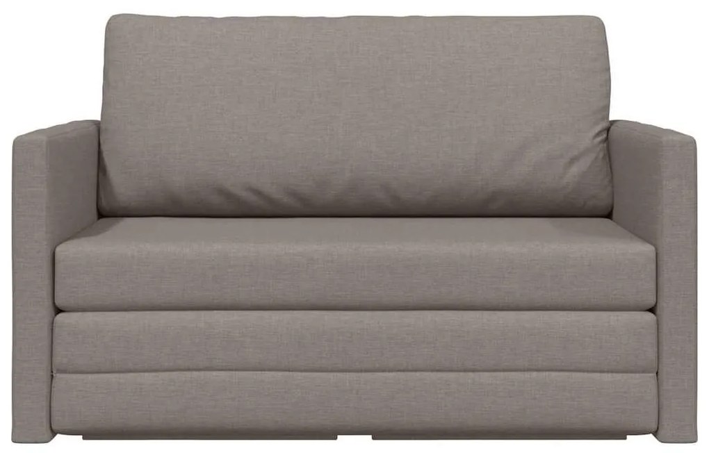 vidaXL Κρεβάτι καναπές Taupe 124 x 71 x 78 εκ ύφασμα