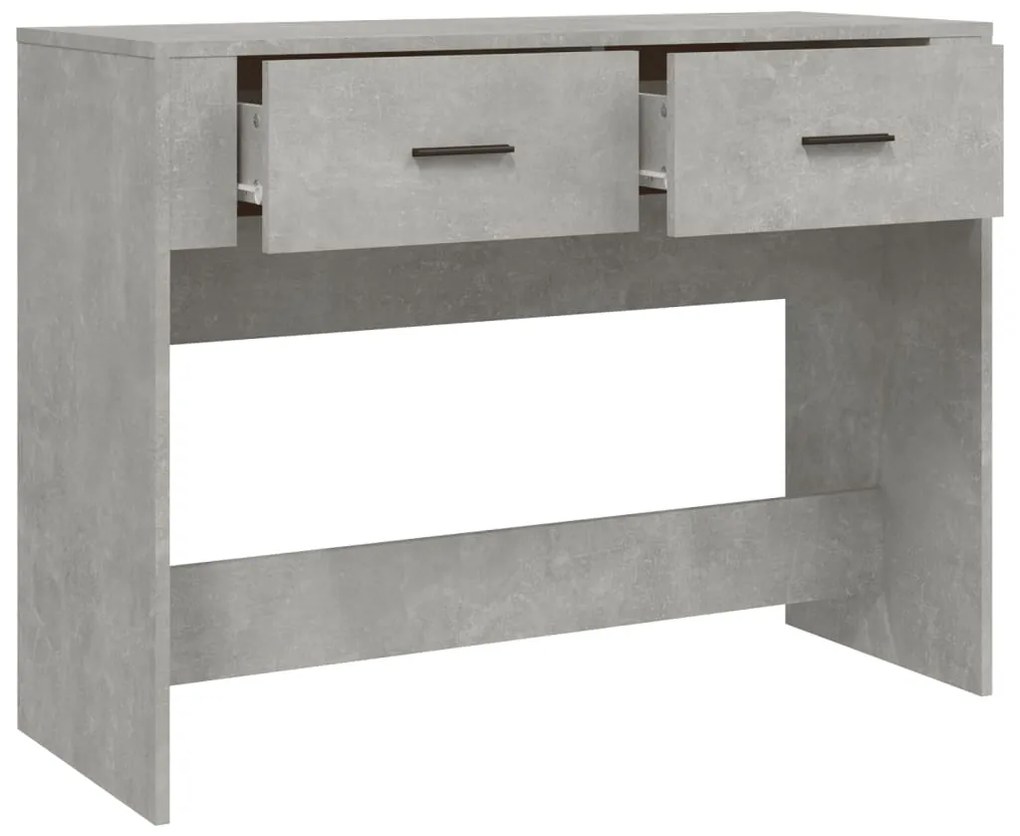 vidaXL Τραπεζάκι κονσόλα Γκρι Σκυρ. 100x39x75 εκ. Επεξεργασμένο Ξύλο