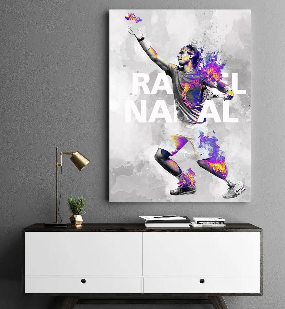 Πίνακας σε καμβά Rafael Nadal KNV1538 80cm x 120cm