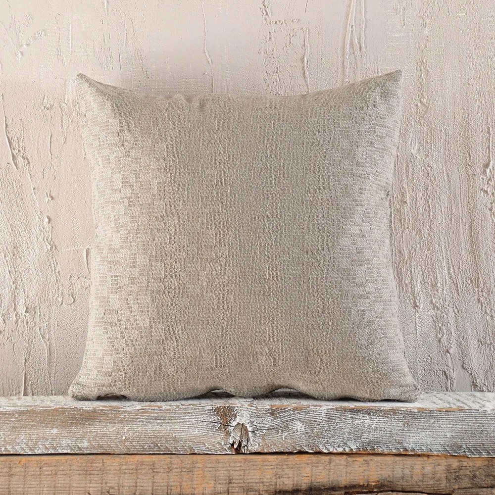 Μαξιλαροθήκη Διακοσμητική Ermis Beige Ρυθμός 40Χ40 Cotton-Polyester